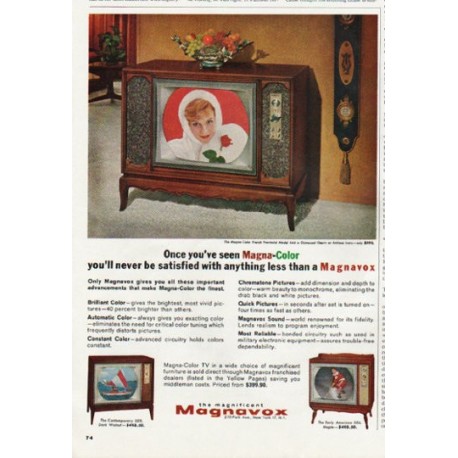 1965 Magnavox Ad "Magna-Color"