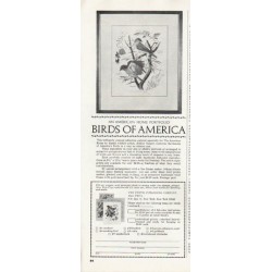 1965 Birds of America Ad "Arthur Singer"