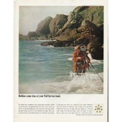 1965 Full Service Bank Ad "Hobbies come true"