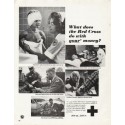 1965 Red Cross Ad "What does the Red Cross do"