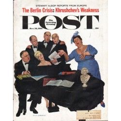 1961 Saturday Evening Post Cover Page ~ December 16, 1961