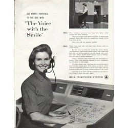 1961 Bell Telephone System Ad "The Voice"