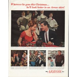 1961 Arrow Shirt Ad "this Christmas"