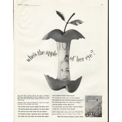 1961 Ladies' Home Journal Ad "apple of her eye"