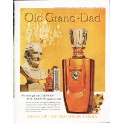 1961 Old Grand-Dad Ad "No other gift"