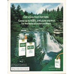 1972 KOOL Cigarettes Ad "Get away"