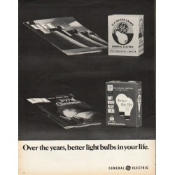1972 General Electric Ad "Over the years"