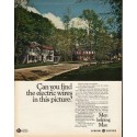 1972 General Electric Ad "electric wires"