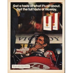 1972 Viceroy Cigarettes Ad "Get a taste"