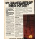 1972 The Oil Companies Of America Ad "Energy Shortages"