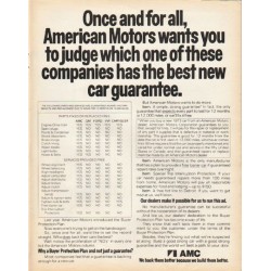 1973 American Motors Ad "Once and for all" ~ (model year 1973)