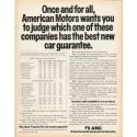 1973 American Motors Ad "Once and for all" ~ (model year 1973)
