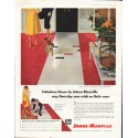 1958 Johns-Manville Floors Ad "Fabulous floors"