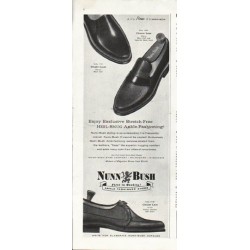 1958 Nunn-Bush Ad "Heel-Snug"