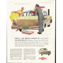 1958 Chevrolet Biscayne Ad "being looked at" ~ (model year 1958)