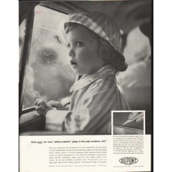 1958 Du Pont Ad "safety-cushion"