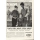 1958 Du Pont Ad "They Dry Neat"