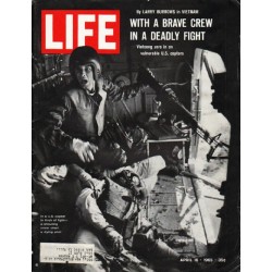 1965 LIFE Magazine Cover Page "Brave Crew" ~ April 16, 1965