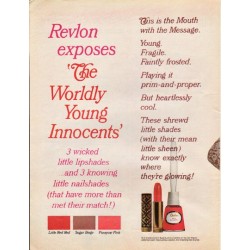 1965 Revlon Ad "Worldly Young Innocents"