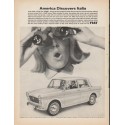 1965 Fiat Ad "America Discovers Italia"