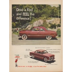 1949 Ford Ad "Drive a Ford and FEEL the difference !"