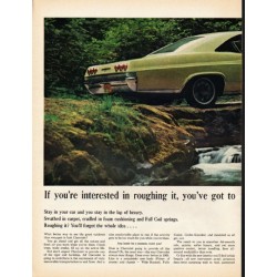 1965 Chevrolet Impala Ad "roughing it" ~ (model year 1965)