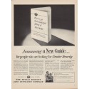 1949 Mutual Benefit Life Insurance Company Ad "Announcing"