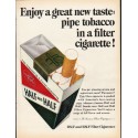 1965 Half and Half Cigarettes Ad "Enjoy a great new taste"