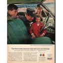 1965 Mobil Oil Ad "The Faselt family"