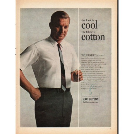 1965 Van Heusen Ad "the look is cool"