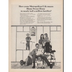 1965 Metropolitan Life Ad "Home Sweet Home"