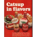 1965 Hunt's Catsup Ad "Catsup in flavors"