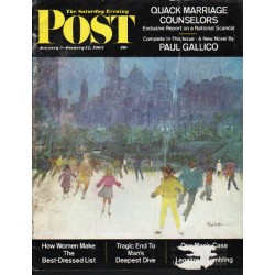 1963 Saturday Evening Post Cover Page ~ January 5, 1963