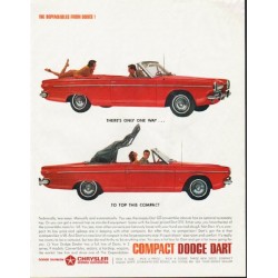 1963 Dodge Dart Ad "There's only one way" ~ (model year 1963)