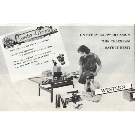 1958 Western Union Ad "Every Happy Occasion"