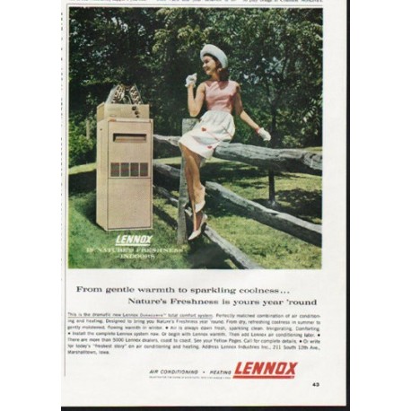 1964 Lennox Ad "Nature's Freshness"