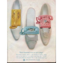 1964 Bell Telephone System Ad "Three beautiful ways"