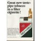1965 Half and Half Cigarettes Ad "Great new taste"