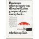 1965 Travelers Insurance Ad "all your money back"