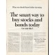 1961 Members New York Stock Exchange Ad "smart way"