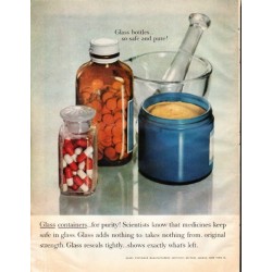 1961 Glass Container Manufacturers Institute Ad "safe"