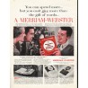 1961 Merriam-Webster Dictionary Ad "friend for life"