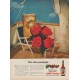 1949 Four Roses Whiskey Ad "First-class passenger"