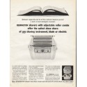 1961 Remington Shaver Ad "adjustable roller combs"