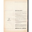 1961 American Oil Company Ad "World's Tallest Traveler!"