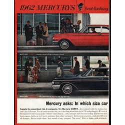 1962 Ford Mercury Ad "best-looking buys" ~ (model year 1962)