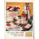 1961 Old Crow Bourbon Whiskey Ad "historic Old Crow"