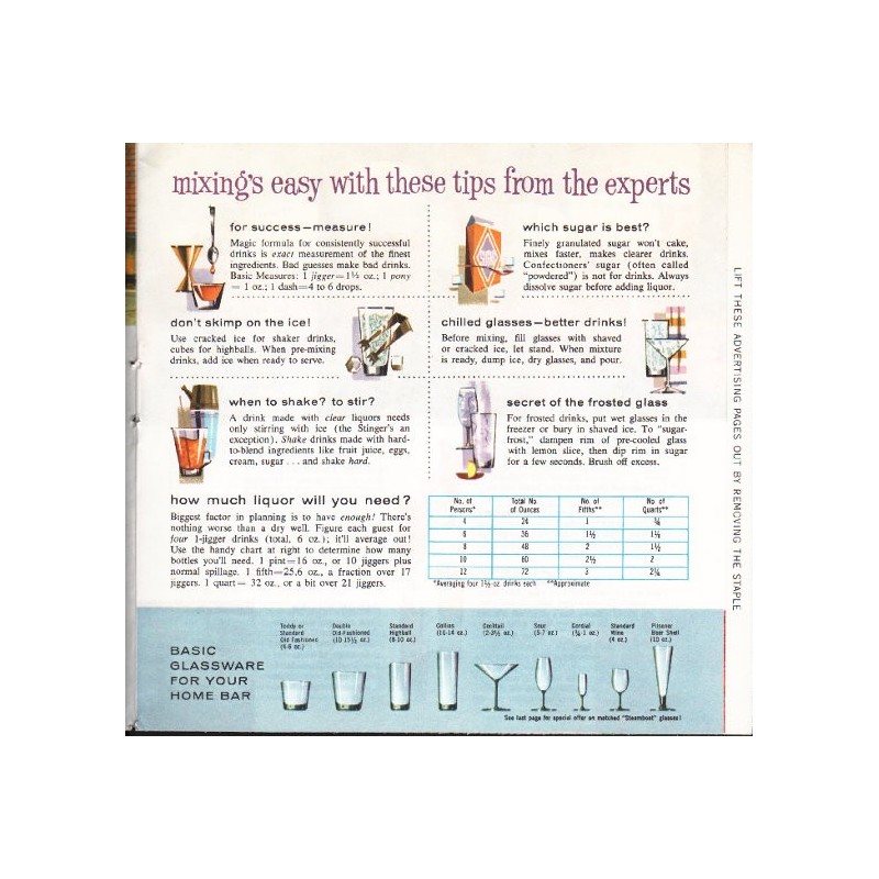 1961 Southern Comfort Liqueur Vintage Ad "master mixer"