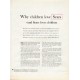 1961 Sears Ad "Why children love Sears"