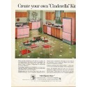 1961 Frigidaire Ad ""Cinderella" Kitchen"
